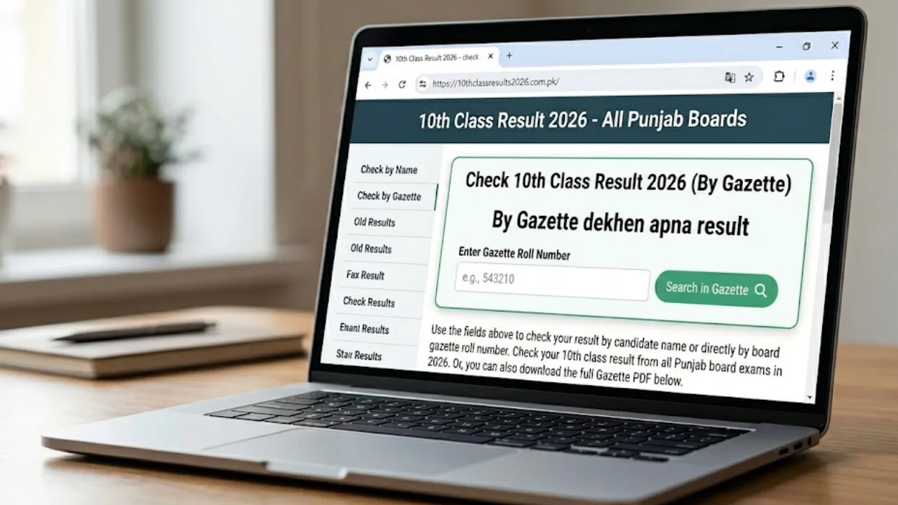 10th Class Result 2026 By Gazette