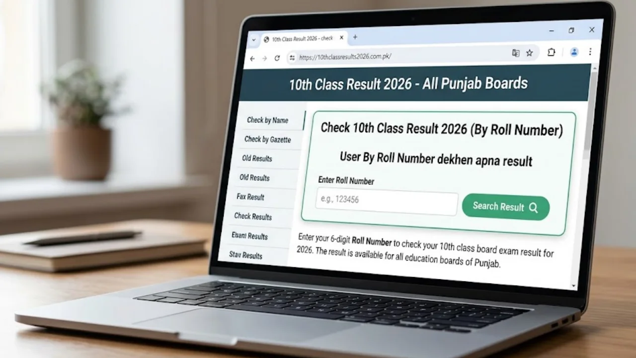 10th Class Result 2026 By RollNumber